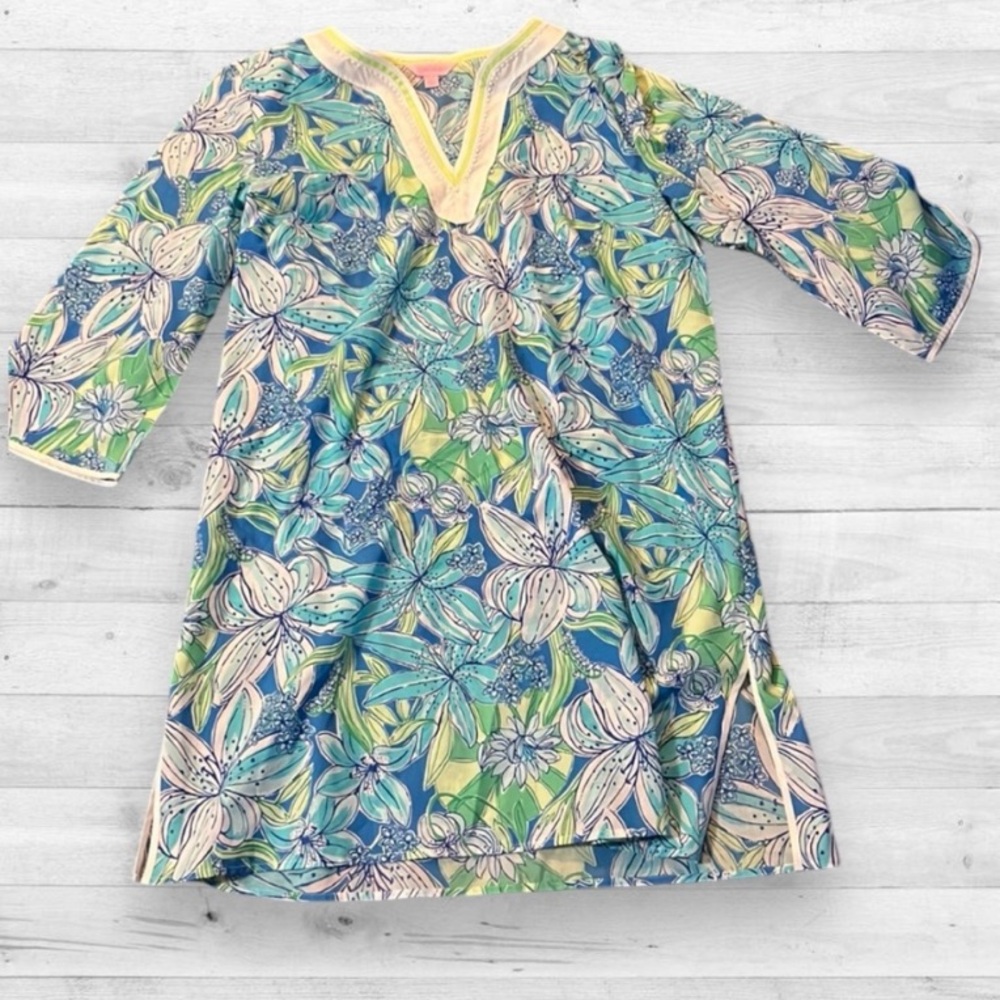 Lilly Pulitzer Tiger Lilly Tunic Mini Caftan dress